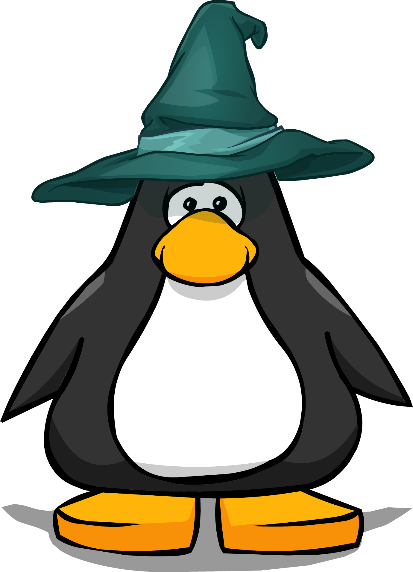 Magic Hat Png - Penguin From Club Penguin Clipart (1380x1911), Png Download