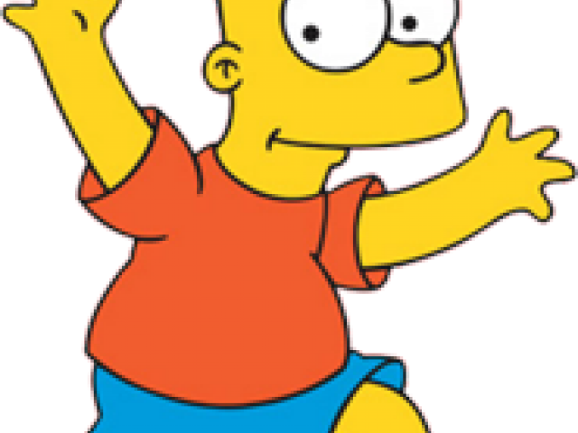 Bart Simpson Pose Clipart (640x480), Png Download