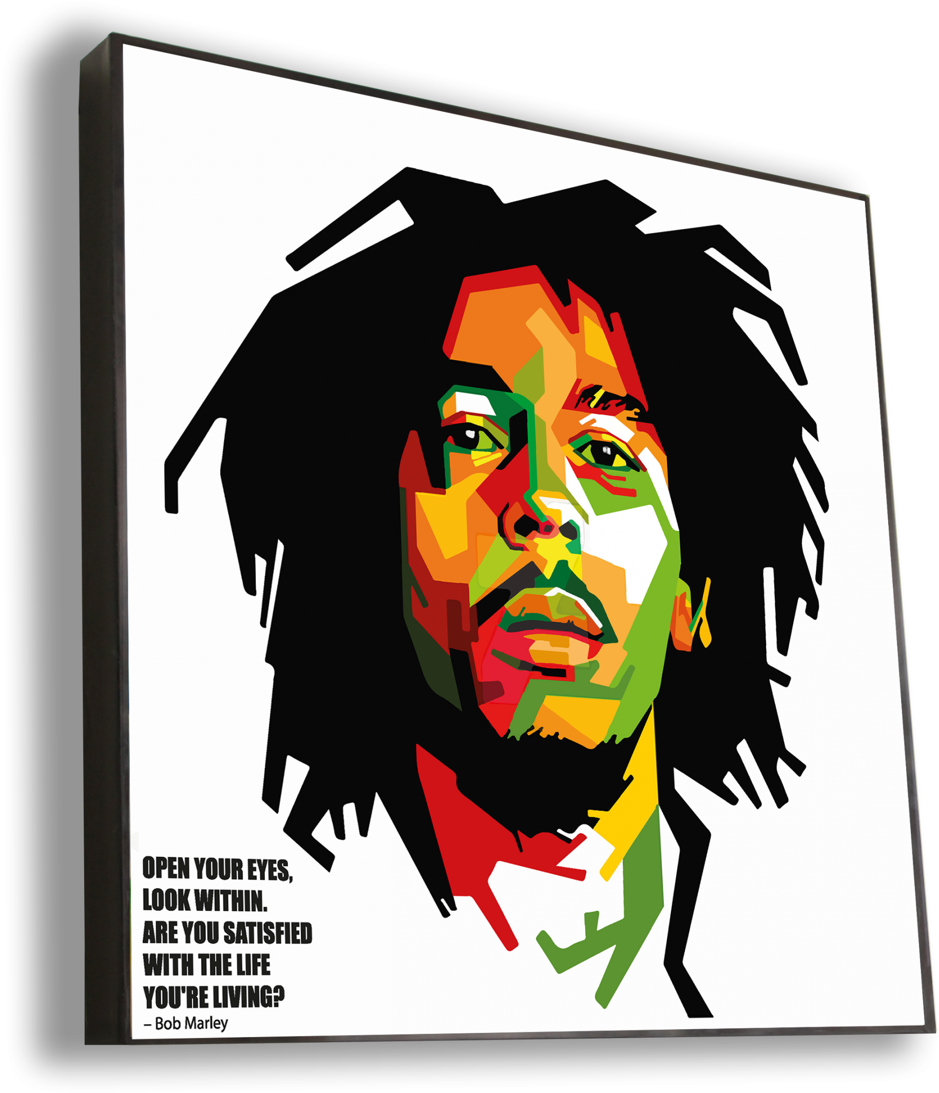 Jpg Black And White Download Bob Marley Painting Transprent - Bob Marley Digital Art Clipart (2200x2200), Png Download