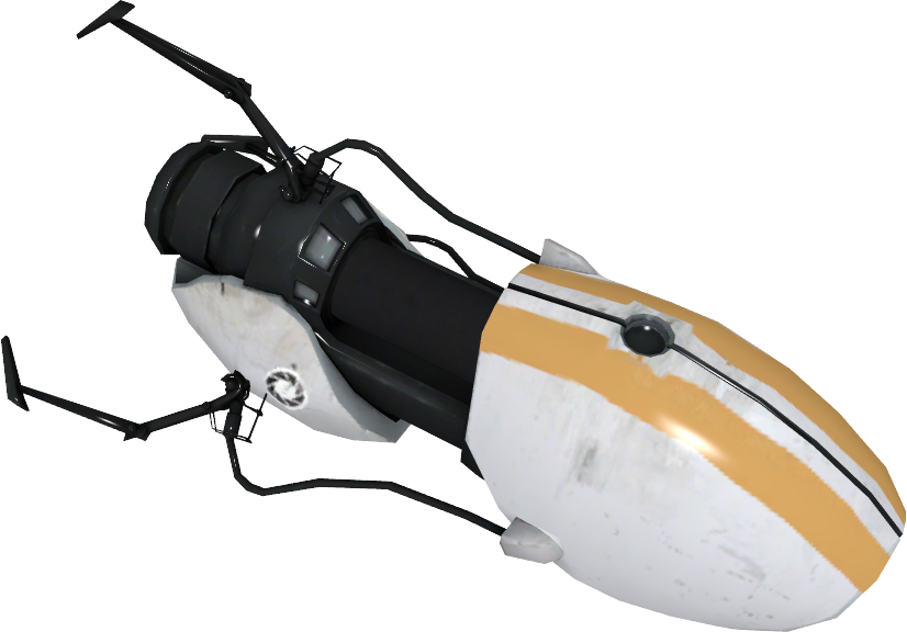 Portal Gun Png - Portal P Body Portal Gun Transparent Clipart (826x576), Png Download