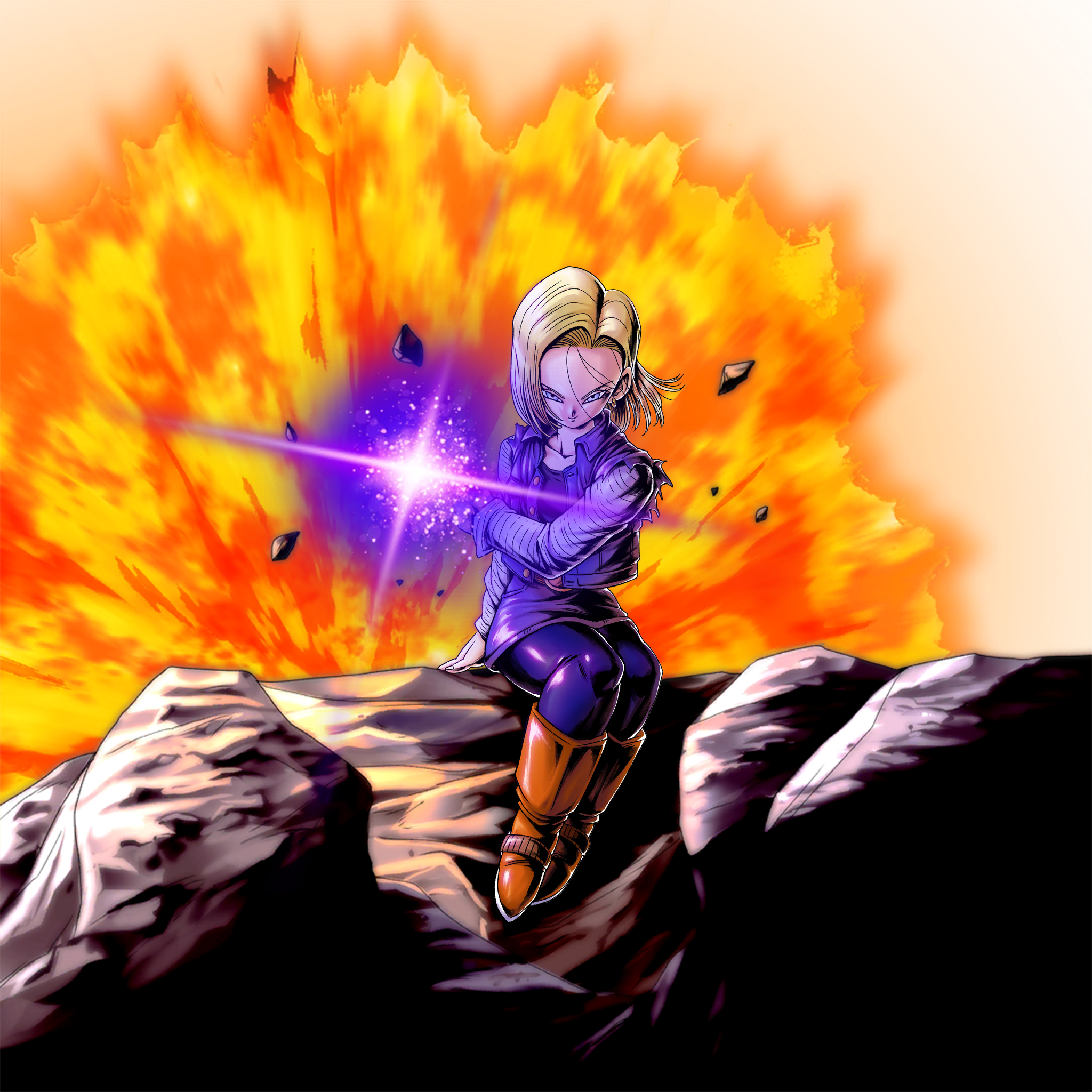 View Fullsize Android 18 Image Clipart (2048x2048), Png Download