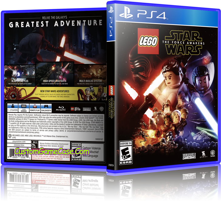 Lego Star Wars The Force Awakens - Resident Evil 2 Ps4 Case Clipart (800x685), Png Download