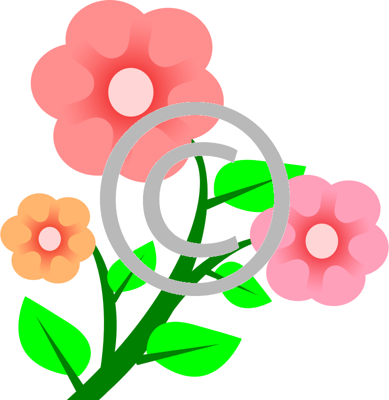 Three Flowers - Pink Flower Clip Art - Png Download (778x800), Png Download