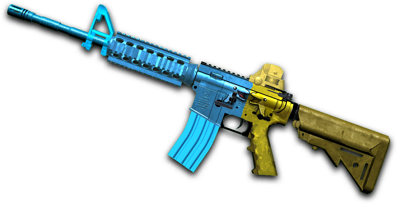 Assault Rifle Clipart (1602x849), Png Download