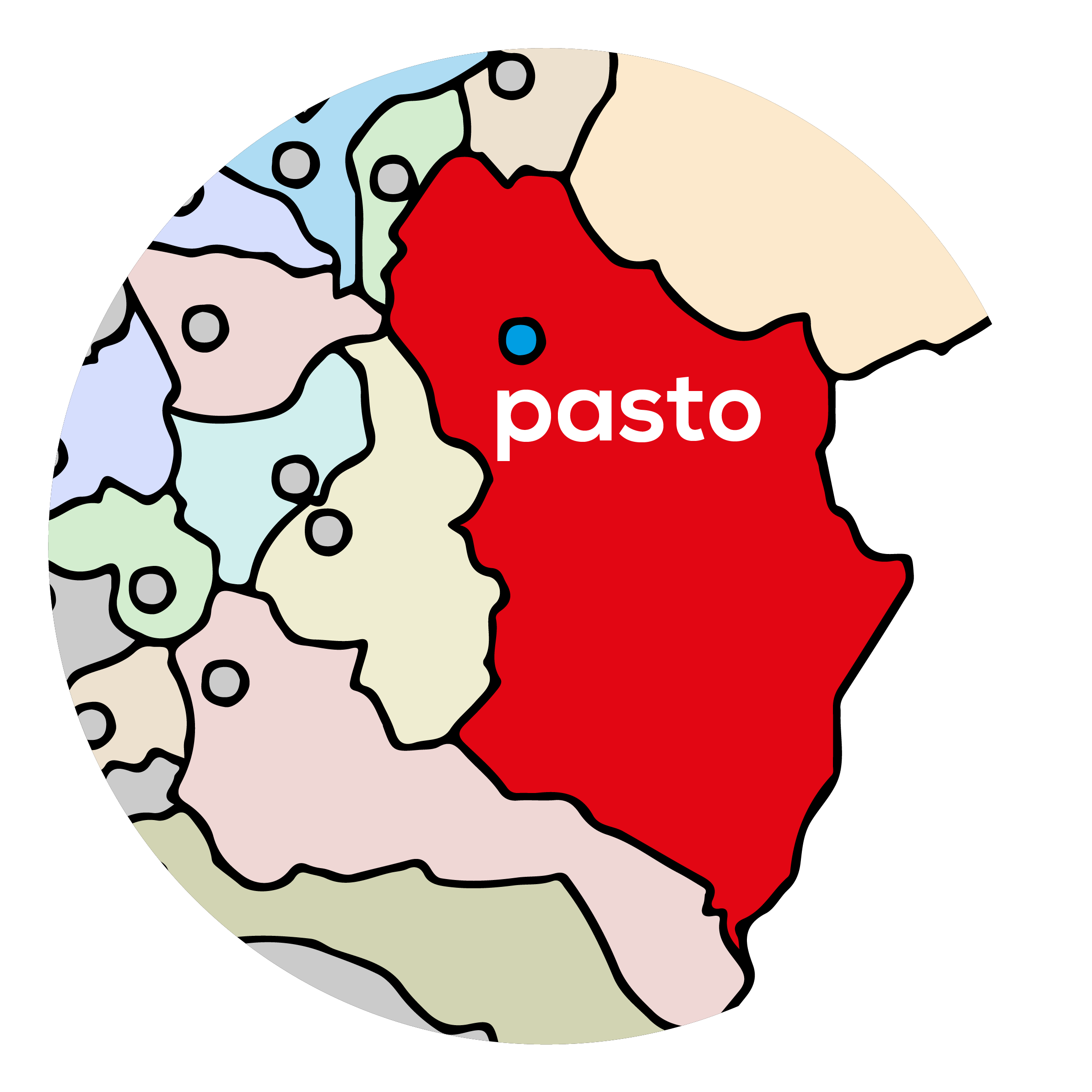 Mapa De Pasto Clipart (3335x2501), Png Download