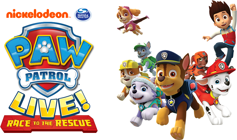 Paw Patrol Live Logo Clipart (1060x600), Png Download
