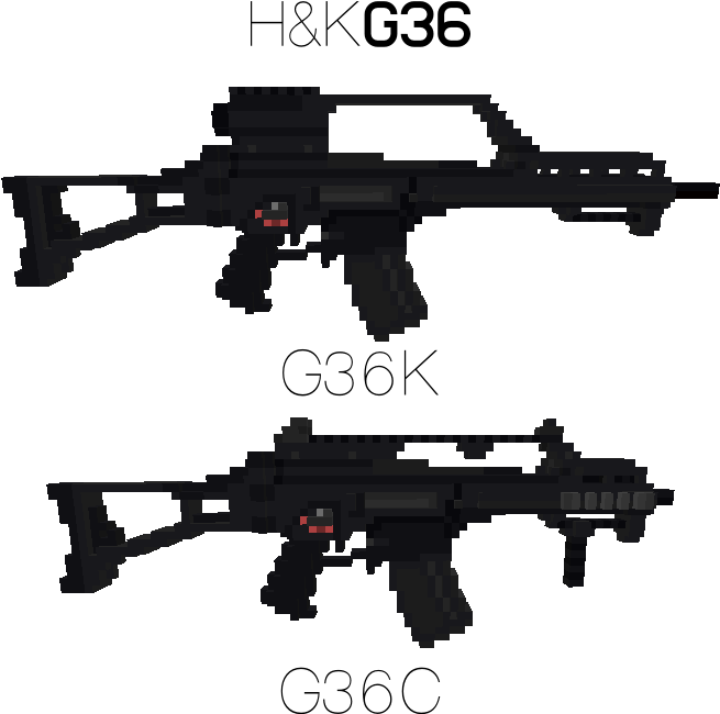 Evergreen's Os Mods - G36 Openspades Clipart (694x689), Png Download