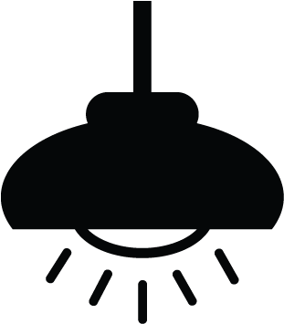 Lamp, Light, Furniture, Interior Icon - Interior Icon Clipart (800x800), Png Download