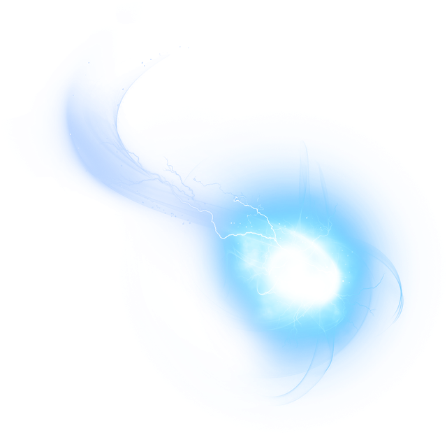 Blue Ball Light Energy Halo Icon Clipart - Png Download (650x632), Png Download