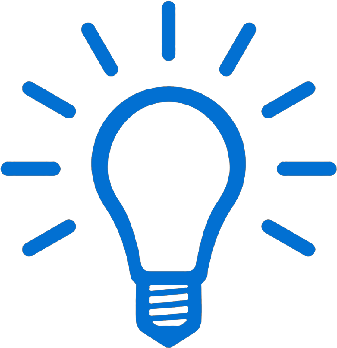 Idea Light Bulb Icon Png - Creativity Symbol Clipart (1500x1500), Png Download