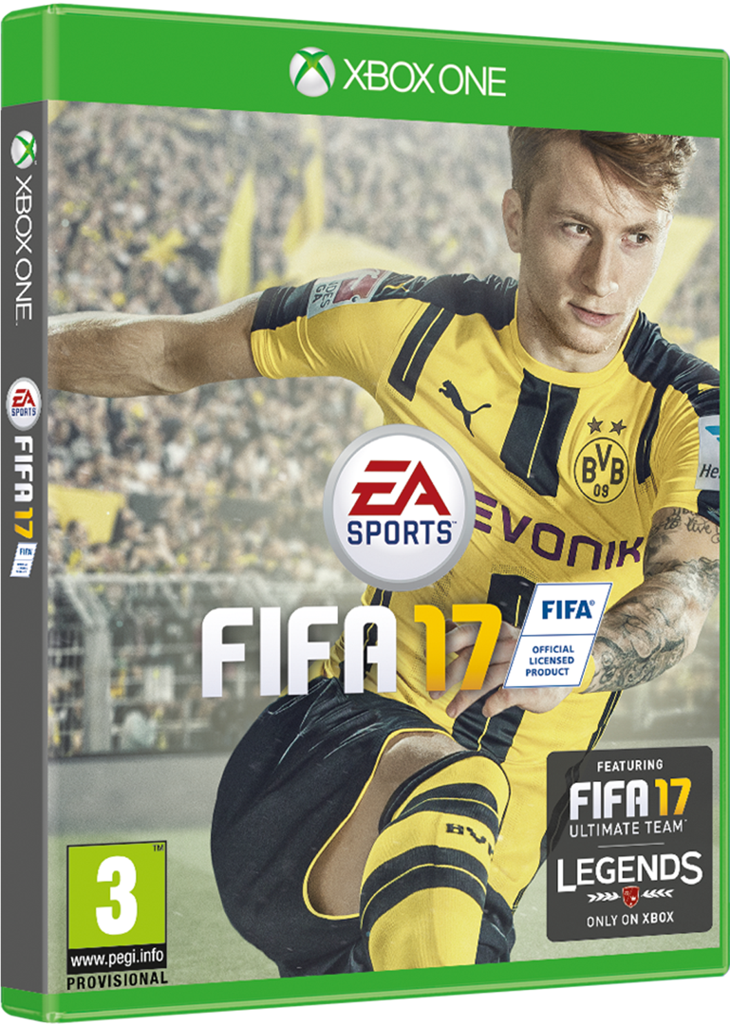 Fifa 17 Cover Winner - Fifa 17 Cover Clipart (2757x1727), Png Download
