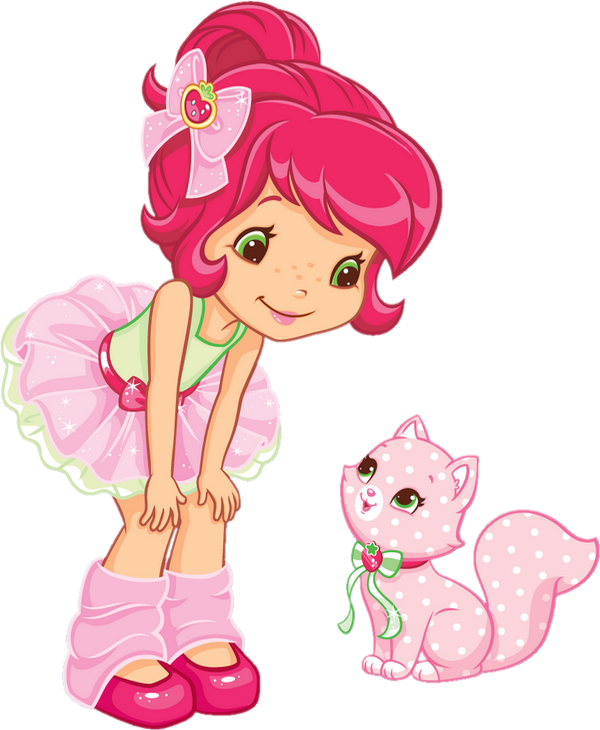 Strawberry Shortcake Png Tubes Clipart (600x730), Png Download