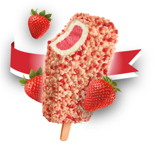 Strawberry Shortcake - Strawberry Shortcake Ice Cream Bar Clipart (732x511), Png Download