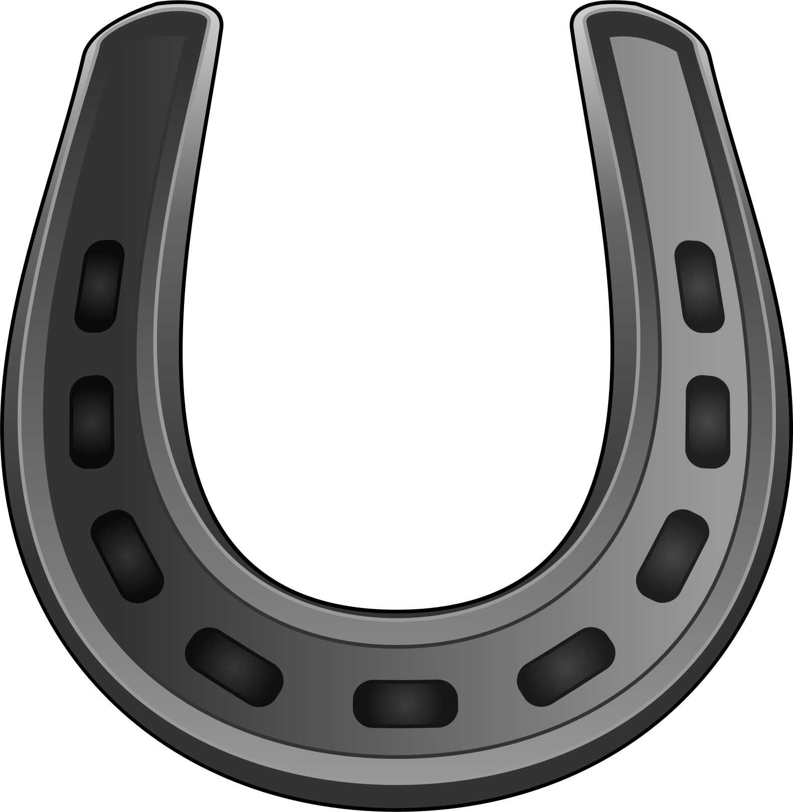Horseshoe Clip Art Transparent - Horseshoe Transparent - Png Download (1581x1619), Png Download