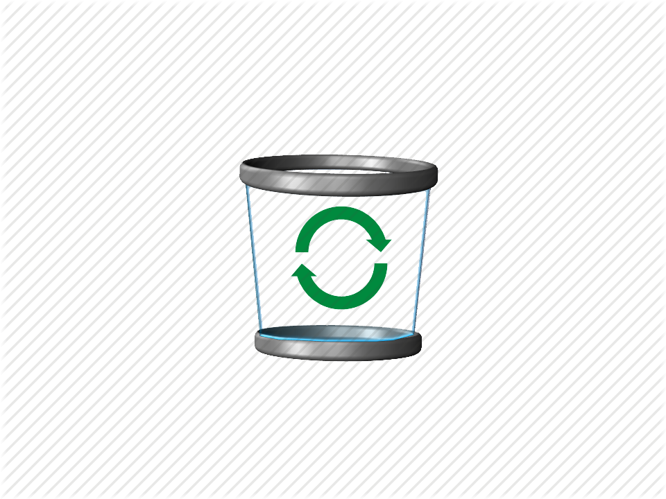 Bin, Garbage, Recycle, Trash Icon - Illustration Clipart (960x720), Png Download