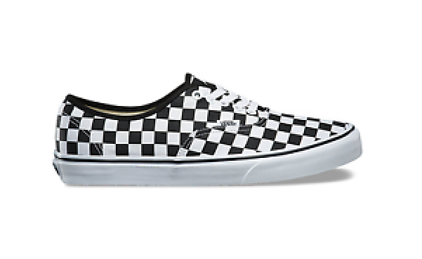 New New Vans Authentic Checkerboard Checkered Black - Vans Authentic Tiger Eye Clipart (600x750), Png Download