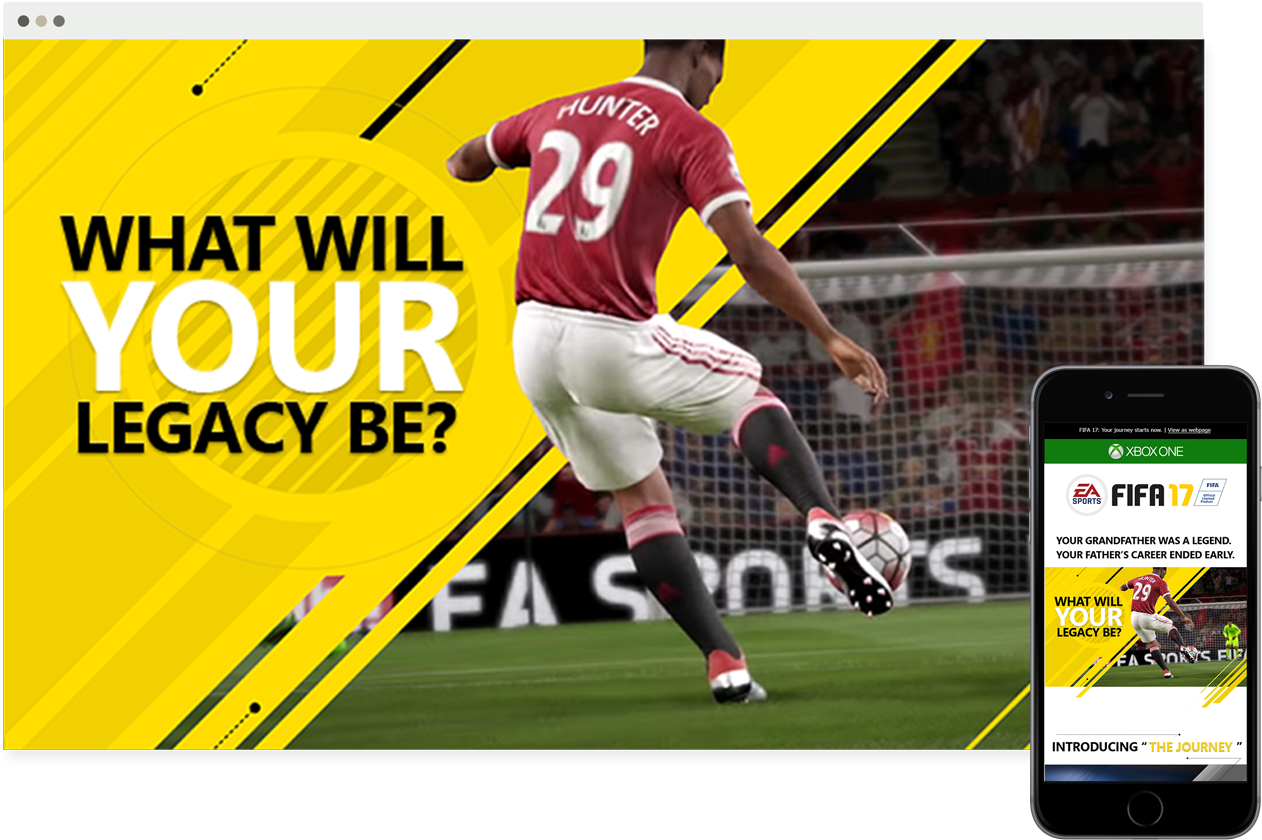 Fifa 17 Post Launch Email Campaign - Kick American Football Clipart (1500x1028), Png Download