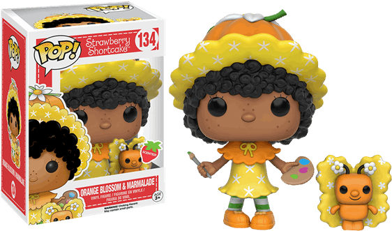 Orange Blossom & Marmalade Scented Pop Vinyl Figure - Strawberry Shortcake Pop Vinyl Clipart (600x600), Png Download