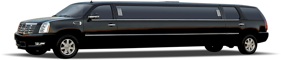 Cadillac Escalade Limousine - Stretch Limo In Dubai Clipart (1000x483), Png Download