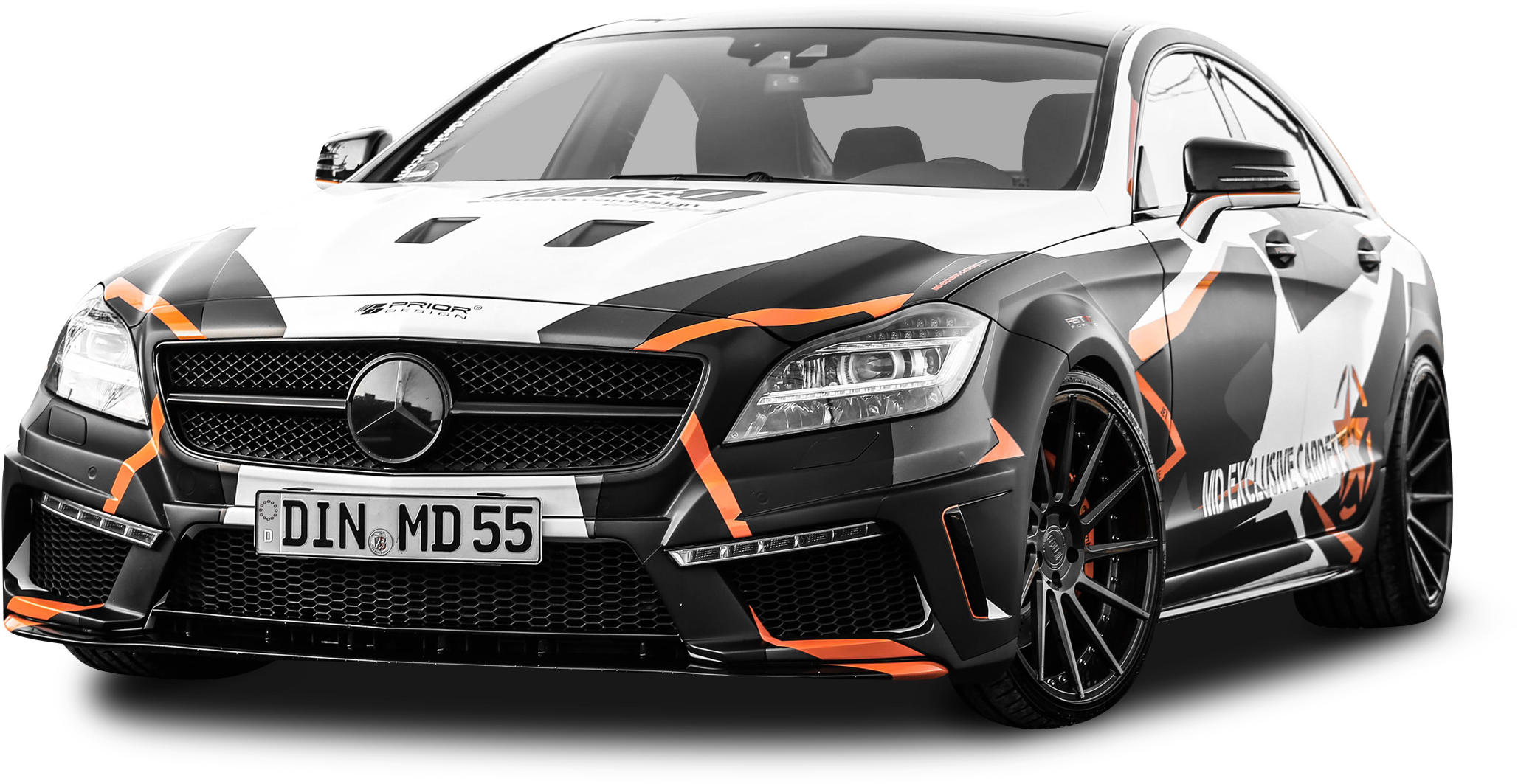 Mercedes Benz Cls 500 Black Car Png Image - Mercedes Cls W218 Tuning Clipart (2199x1218), Png Download