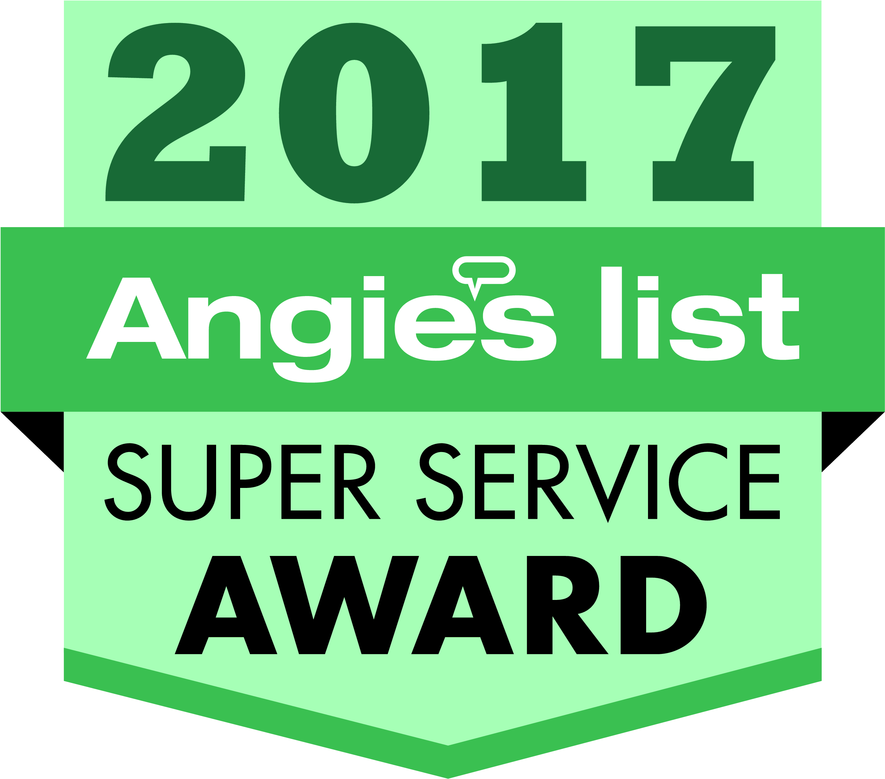 2017 Angie's List Super Service Award Clipart (2993x2653), Png Download