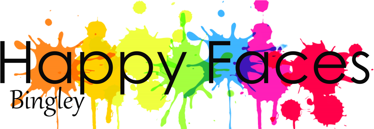 Happy Faces Bingley - Face Painting Banner Clipart (1500x499), Png Download