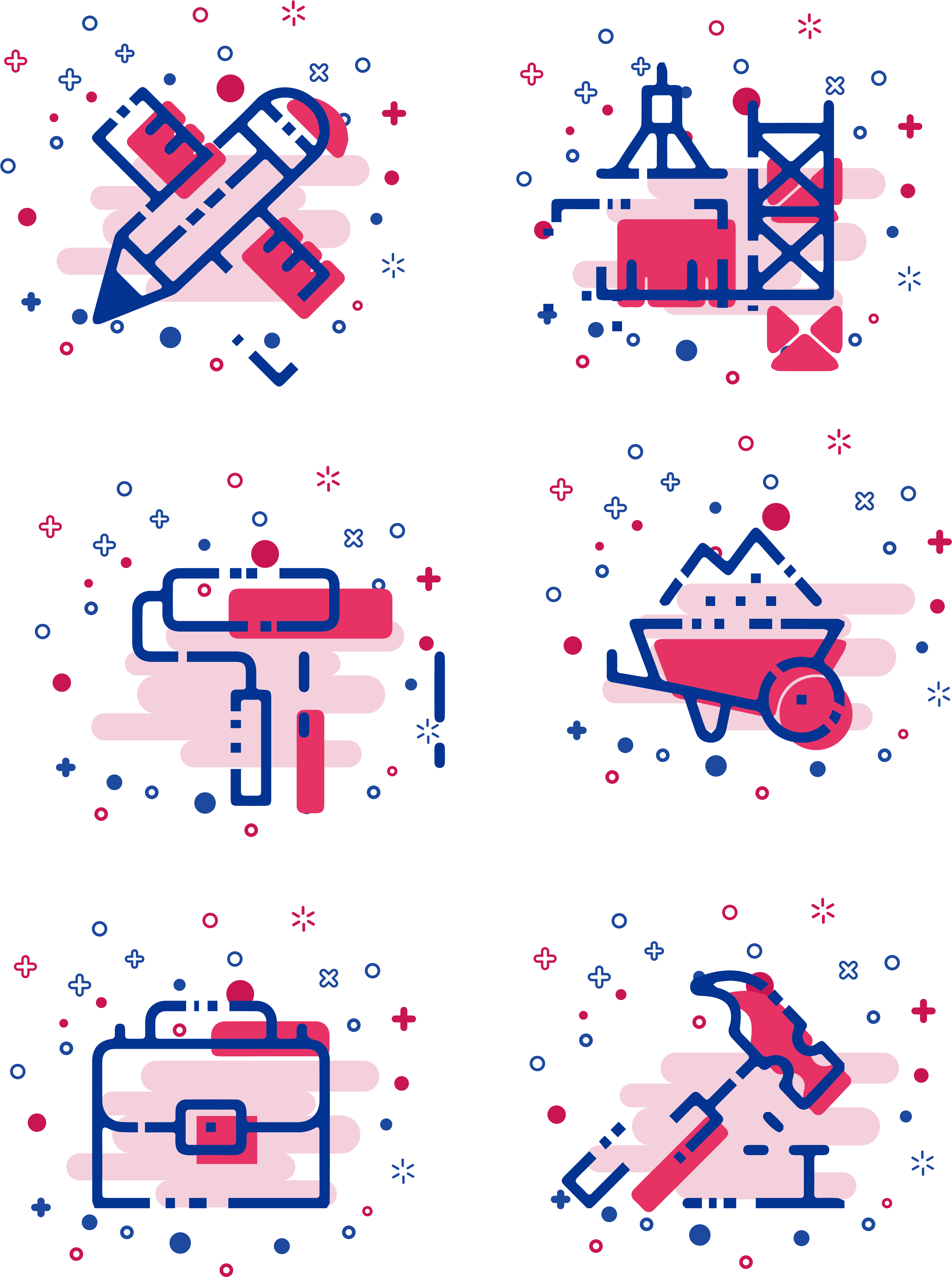 Mbe Style Life Tools Commercial Icon Elements Png And Clipart (4267x5704), Png Download