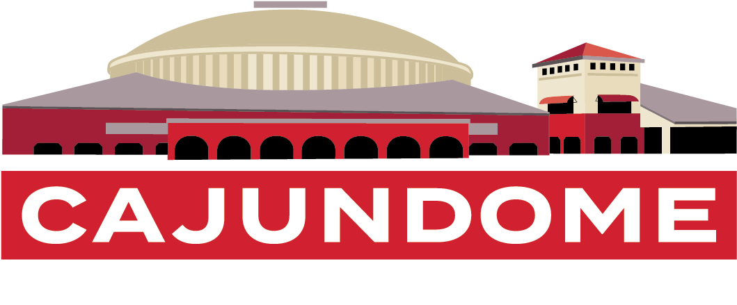 Cajundome Darkbackground Redbar Nooutline Rgb - Dome Clipart (1400x1400), Png Download