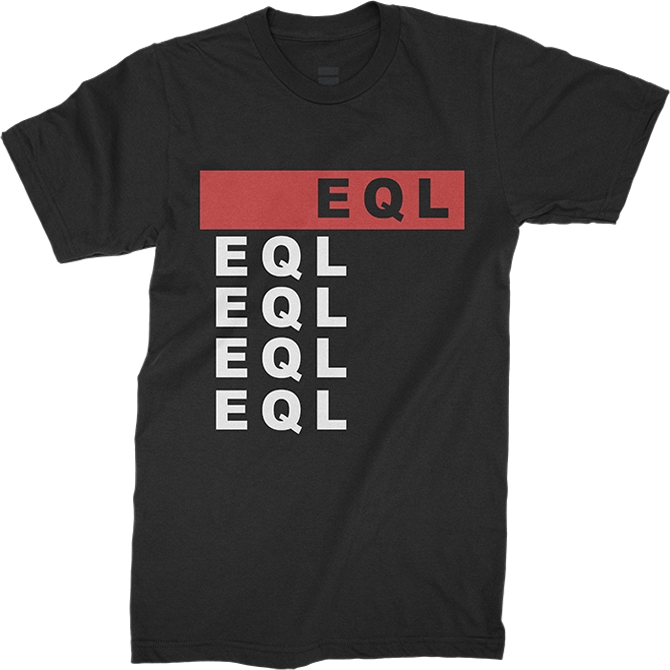 Red Bar Eql Tee - Only Walls We Build Are Walls Clipart (670x670), Png Download