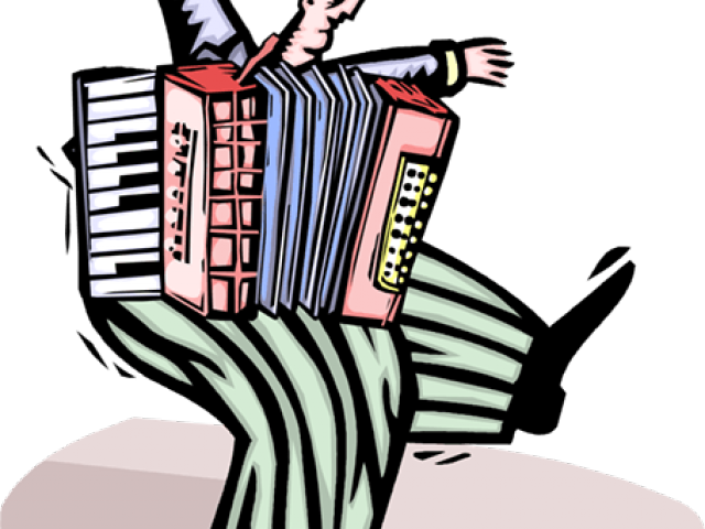 Cartoon Accordion Clipart (640x480), Png Download