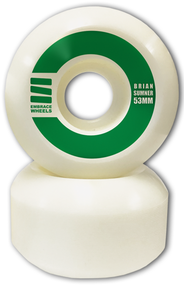 -embrace Ls Brian Sumner Pro "apple" 53mm - Skateboard Wheel Clipart (562x562), Png Download