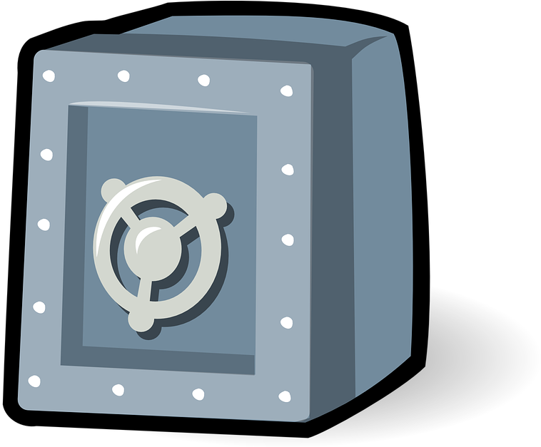 Safe Vault Lockbox Safekeeping Bank Vault - Safe Clipart - Png Download (960x660), Png Download
