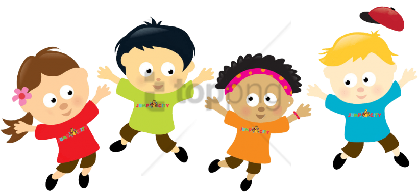Free Png Download Children Jumping Png Png Images Background - Summer Children Clipart (850x384), Png Download