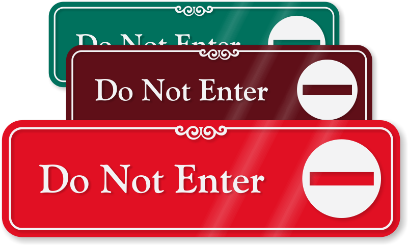 Do Not Sign Png - No Soliciting Do Not Knock Clipart (800x570), Png Download