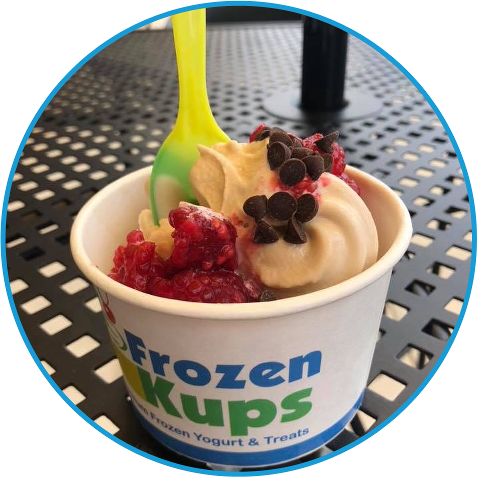 Flavorful Frozen Treats - Frozen Yogurt Clipart (960x960), Png Download