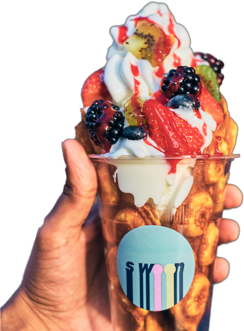 Frozen Yogurt - Cream Clipart (843x1315), Png Download