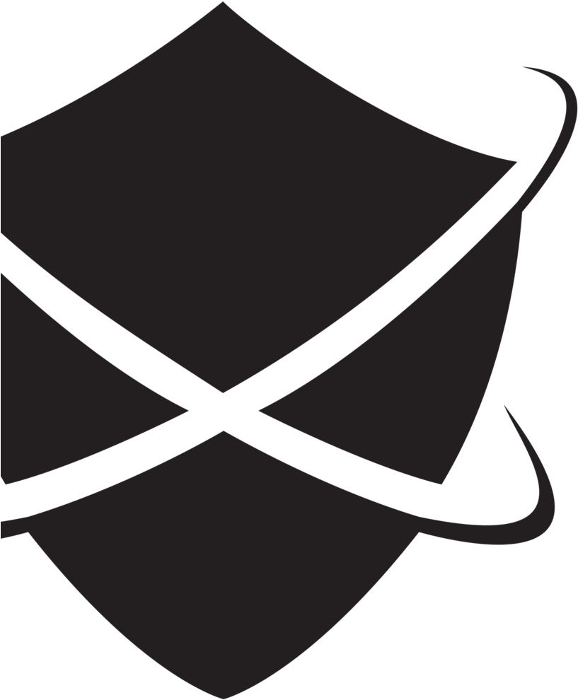 Shield Bw Left - Ticket Guardian Clipart (1000x1040), Png Download