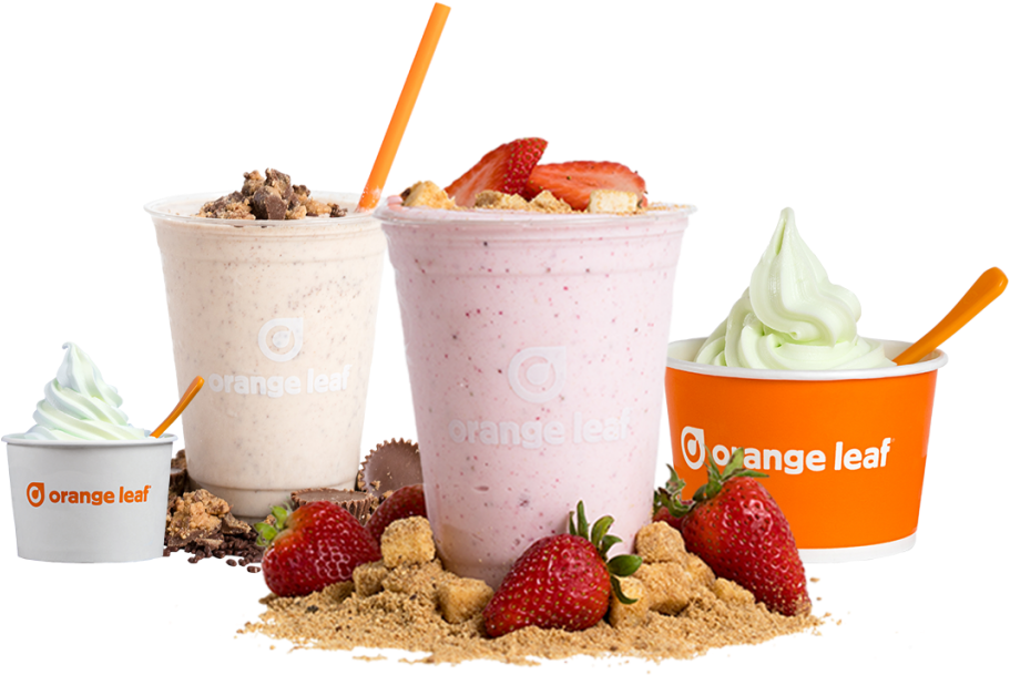 Avery Ranch - Orange Leaf Clipart (1024x685), Png Download