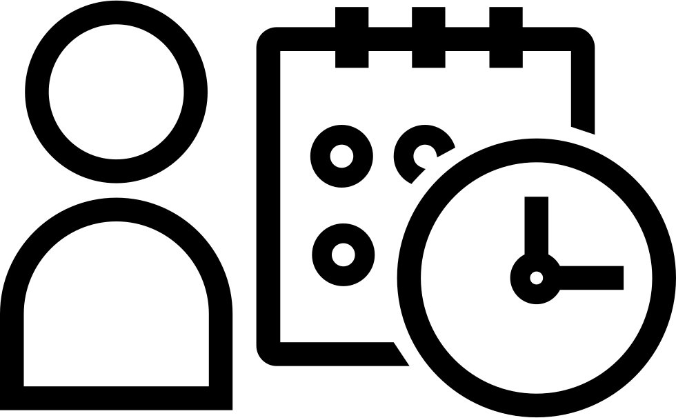 Png File Svg - Schedule Meeting Icon Clipart (980x606), Png Download