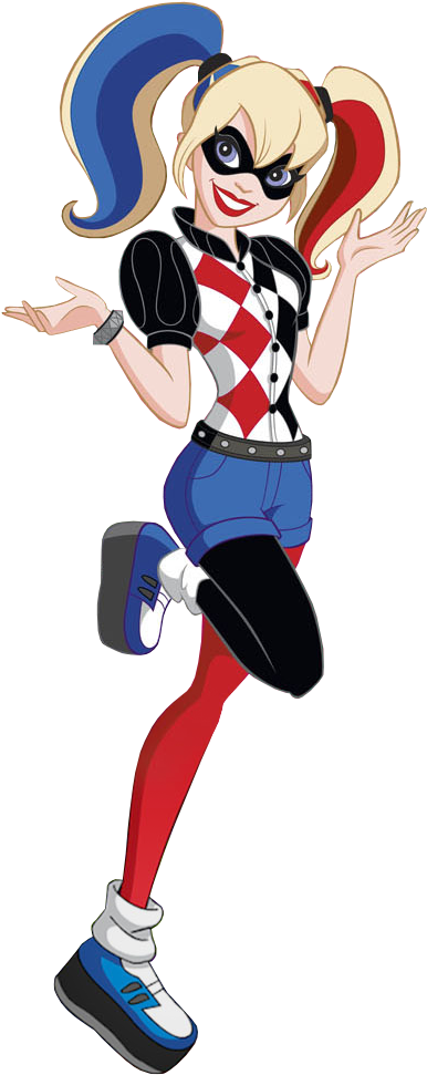 447 X 994 13 0 - Harley Quinn Dc Hero Girl Clipart (447x994), Png Download