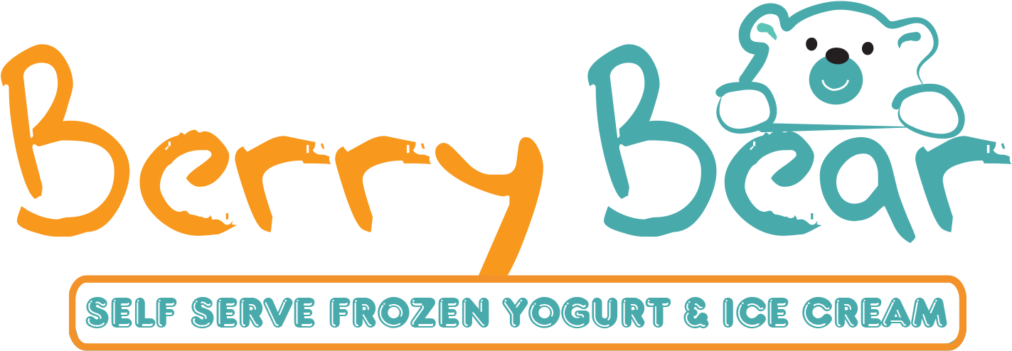 Yogurt Froyo Gelatos Ice Cream - Berry Bear Clipart (1434x502), Png Download