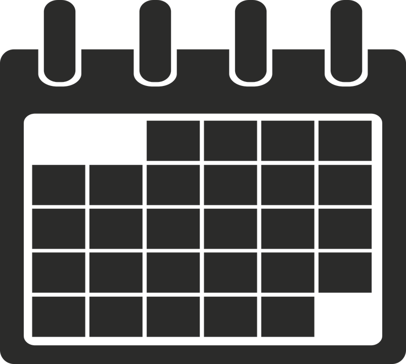 Account Access - Calendario Blanco Y Negro Png Clipart (803x720), Png Download
