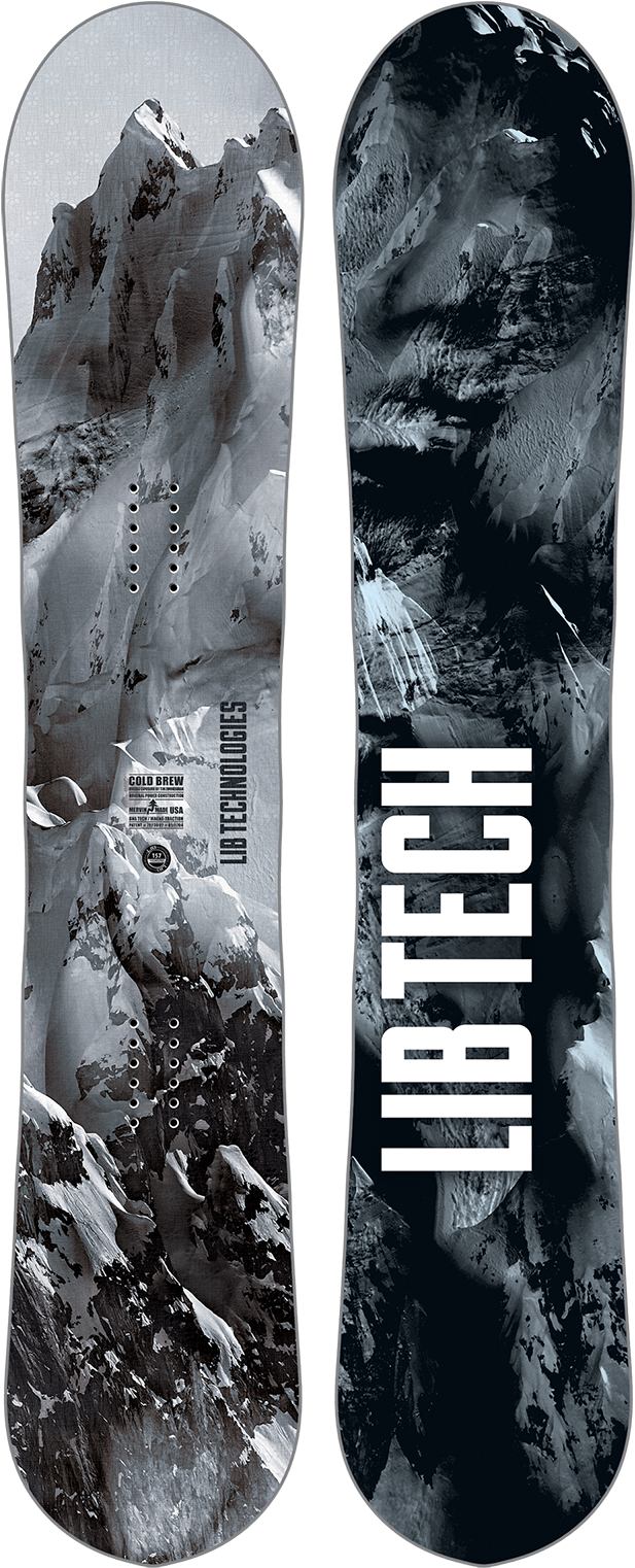 Snowboard Png Photo - Lib Tech Cold Brew Clipart (1600x1600), Png Download