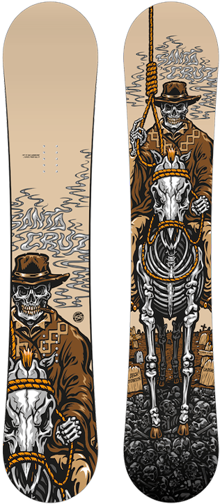 Santa Cruz Snowboards Feature Original Skateboard Graphics - Santa Cruz Snowboard 2019 Clipart (768x768), Png Download