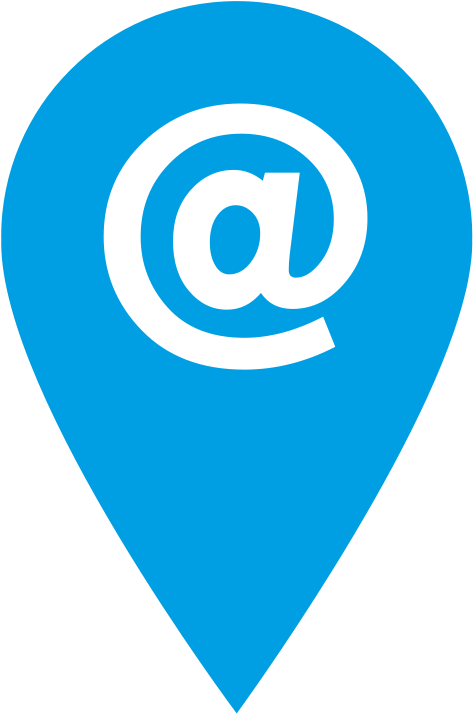 Blue Email Icon - Transparent Email Icon Clipart - Png Download (503x800), Png Download