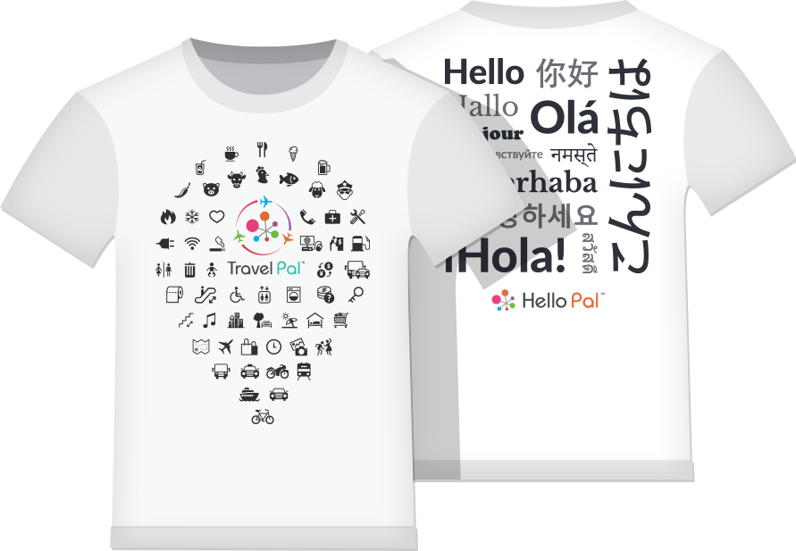 Travel Pal T-shirt - Active Shirt Clipart (862x597), Png Download