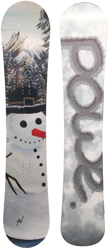 Adam Cahoon Custom - Snowboard Clipart (998x1000), Png Download