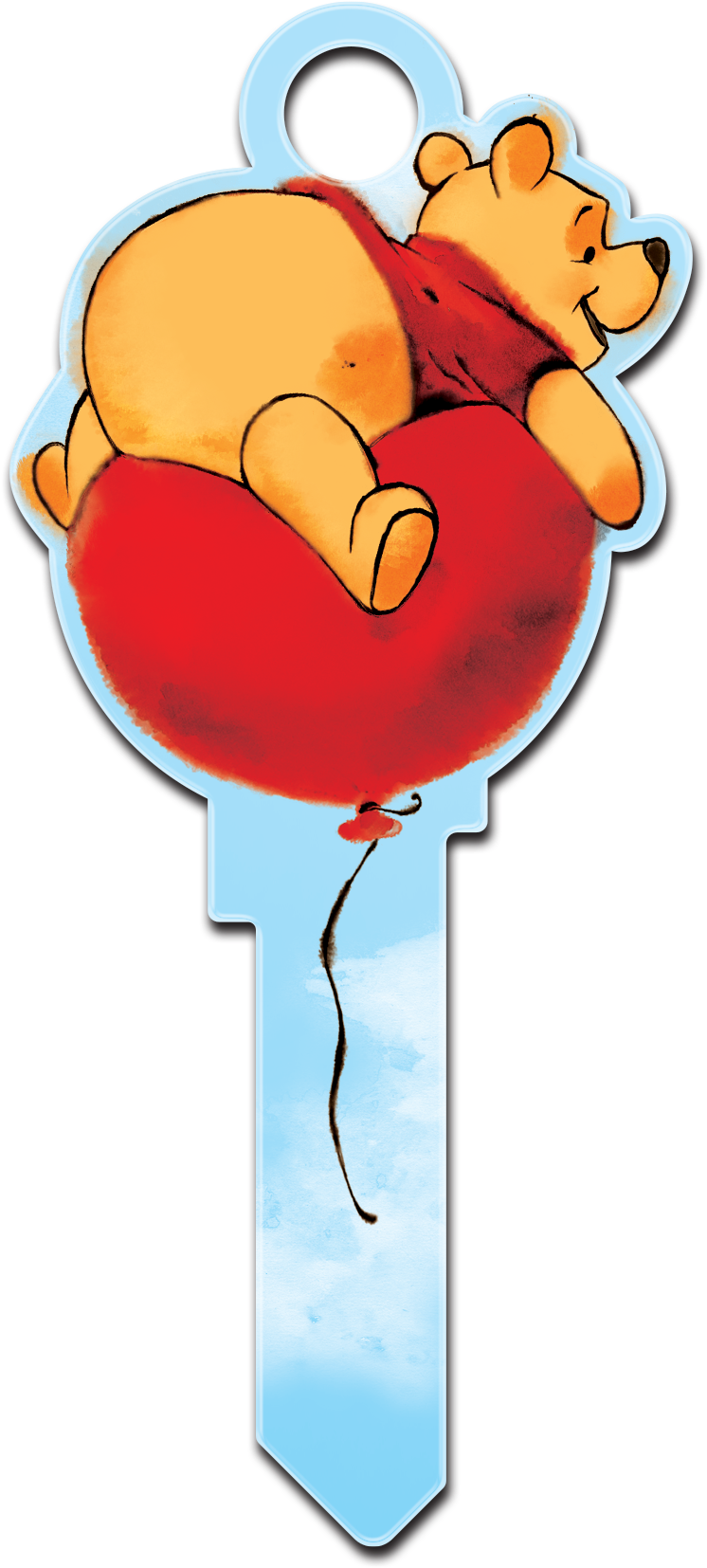 Winnie The Pooh House Key Clipart (863x1725), Png Download