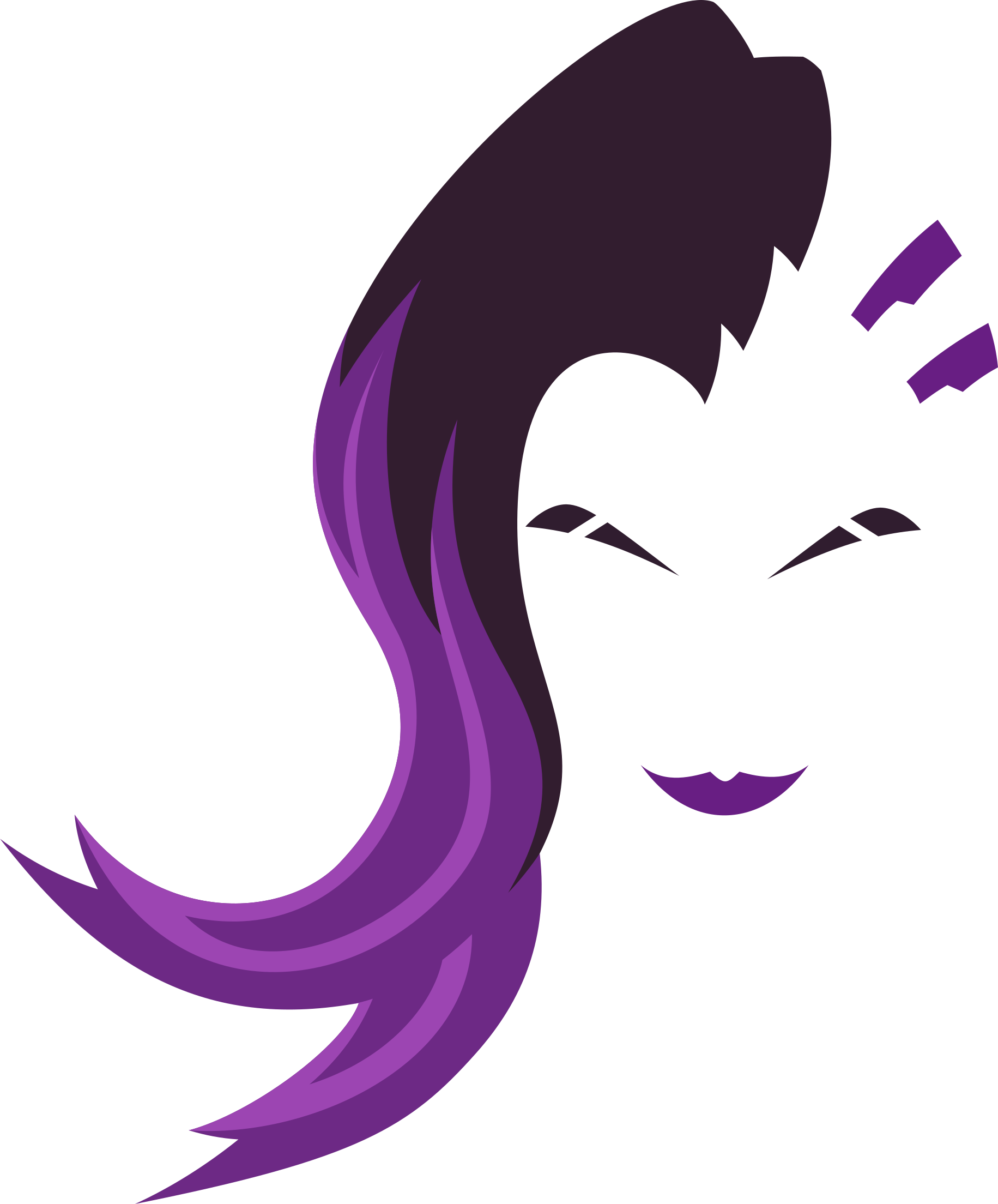 Sombra Skull Transparent - Overwatch Sombra Icon Png Clipart (1831x2208), Png Download