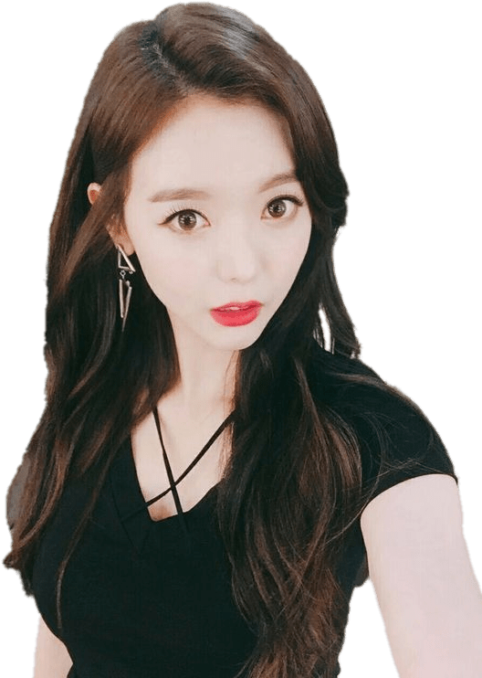 Dalshabet Serri Selfie - Png Girl Selfie Korean Clipart (564x752), Png Download